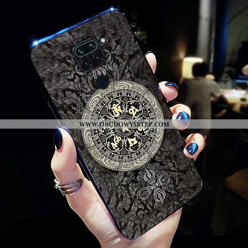 Futerał Xiaomi Redmi Note 9 Super Trendy Czerwony, Pokrowce Xiaomi Redmi Note 9 Cienkie Etui Czarna