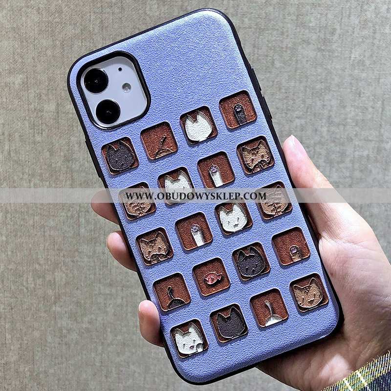 Futerał iPhone 11 Kreatywne Wiszące Ozdoby Świeży, Pokrowce iPhone 11 Relief Trójwymiarowy Zielone