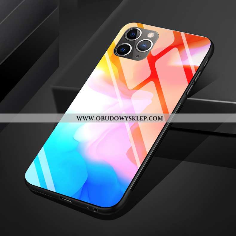 Futerał iPhone 11 Pro Max Szkło Kolor Abstrakcja, Pokrowce iPhone 11 Pro Max Silikonowe Ochraniacz K