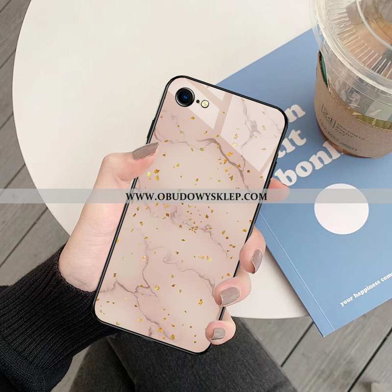 Futerał iPhone 8 Cienkie Trendy Kreskówka, Pokrowce iPhone 8 Silikonowe Szkło Zielone