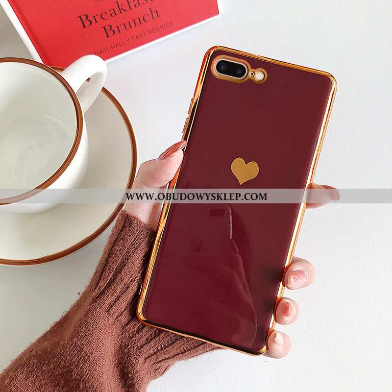 Futerał iPhone 8 Plus Trendy Czerwony Poszycie, Pokrowce iPhone 8 Plus Silikonowe Czerwona