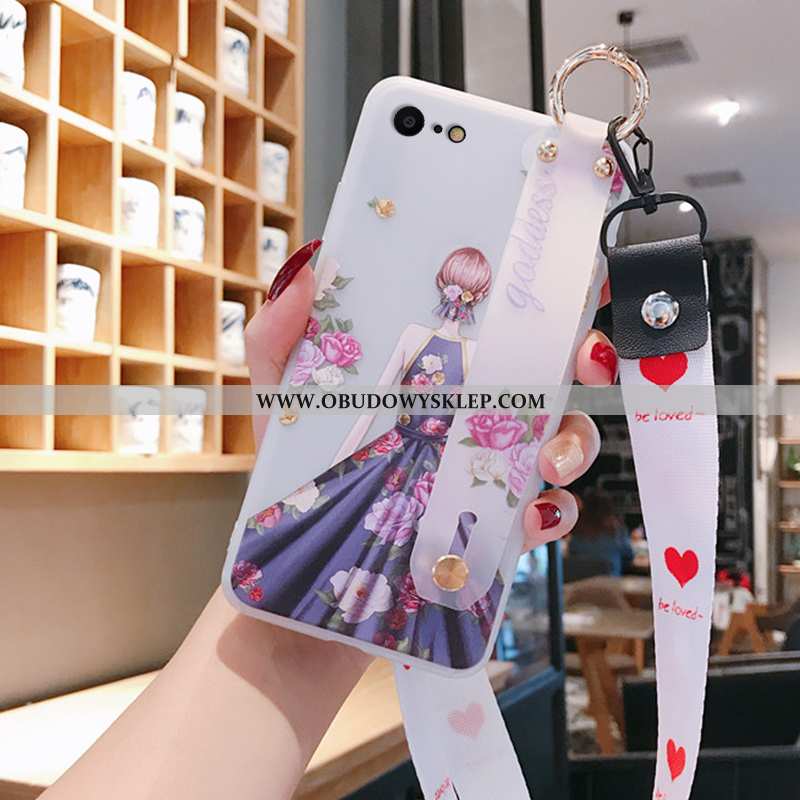 Futerał iPhone 8 Trendy Anti-fall Lekkie, Pokrowce iPhone 8 Cienkie Silikonowe Fioletowy