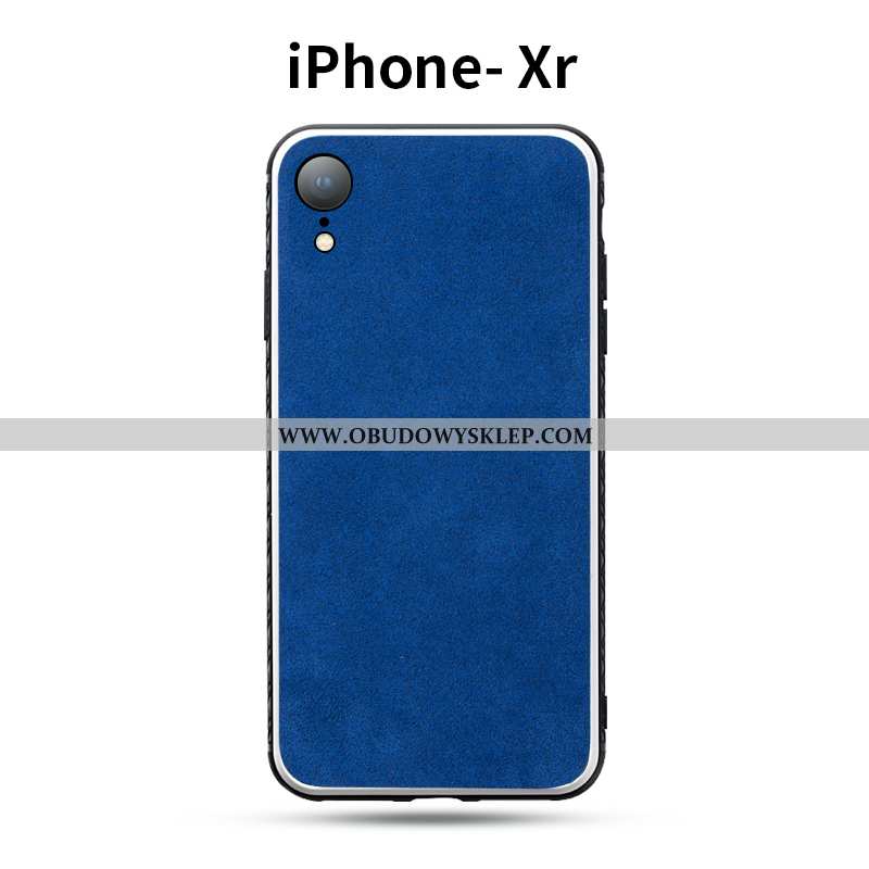 Futerał iPhone Xr Wzór Czerwony Netto Futerał, Pokrowce iPhone Xr Trendy Skórzane Etui Czerwona