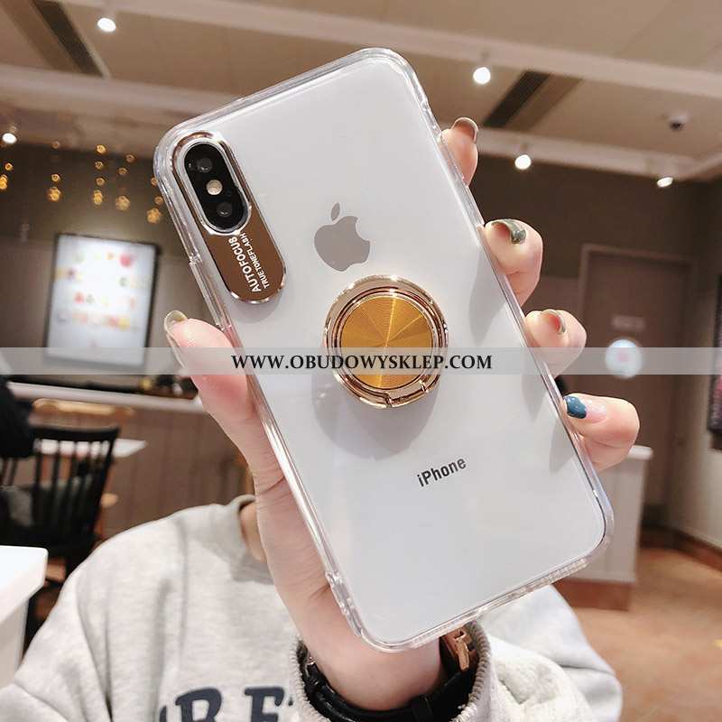 Futerał iPhone Xs Max Kreatywne Ciemno Niebieski Wspornik, Pokrowce iPhone Xs Max Miękki Magnetyzm G