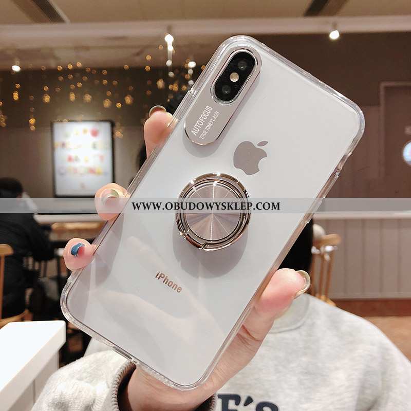 Futerał iPhone Xs Max Kreatywne Ciemno Niebieski Wspornik, Pokrowce iPhone Xs Max Miękki Magnetyzm G