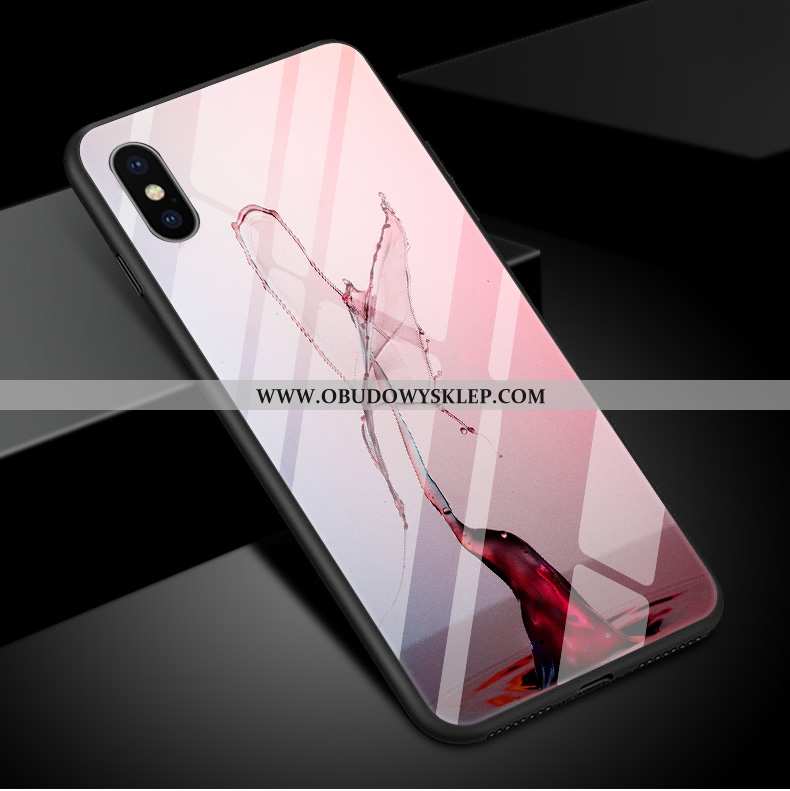 Futerał iPhone Xs Max Osobowość Telefon Komórkowy Trendy, Pokrowce iPhone Xs Max Kreatywne Czarny Cz