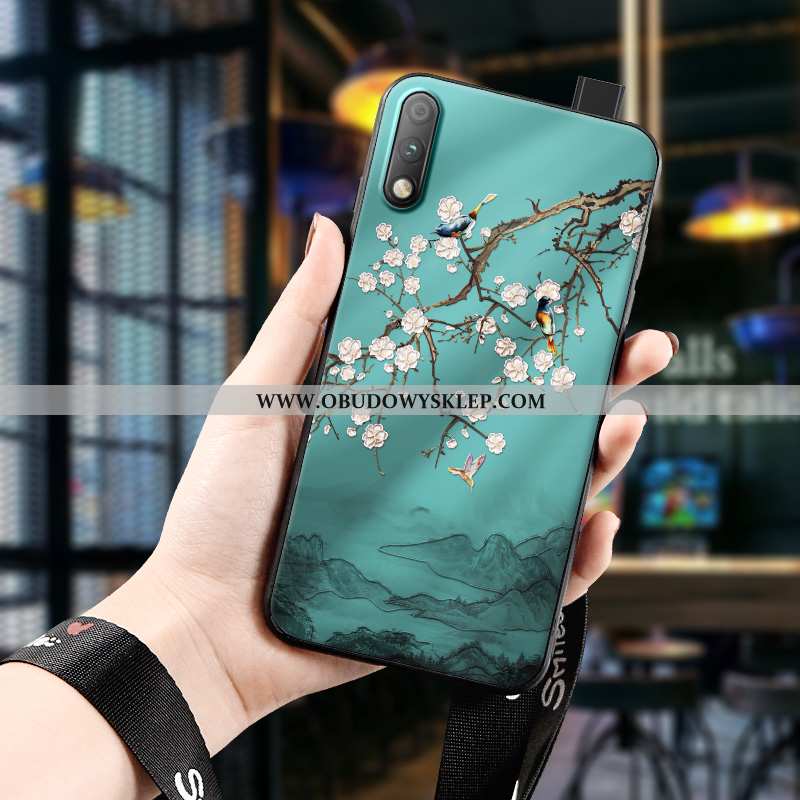 Obudowa Honor 9x Ochraniacz Miękki Młodzież, Etui Honor 9x Relief Trendy Zielone