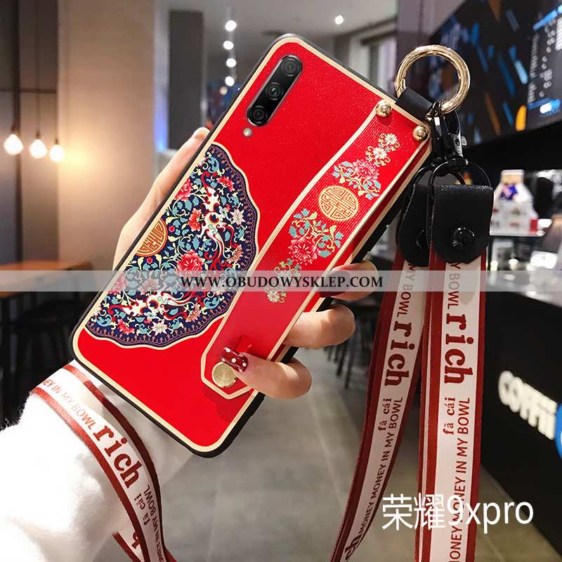 Obudowa Honor 9x Pro Kreatywne Nowy Silikonowe, Etui Honor 9x Pro Trendy Czerwony Netto Zielone