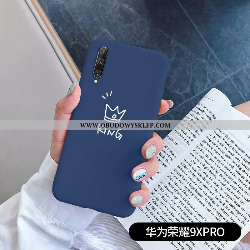 Obudowa Honor 9x Pro Miękki Jasny Anti-fall, Etui Honor 9x Pro Silikonowe Futerał Niebieska