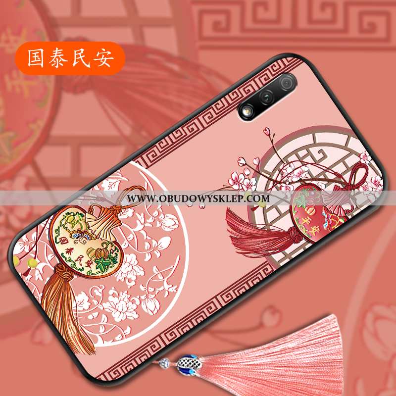 Obudowa Honor 9x Vintage Relief Kreatywne, Etui Honor 9x Trendy Cienkie Rozowa