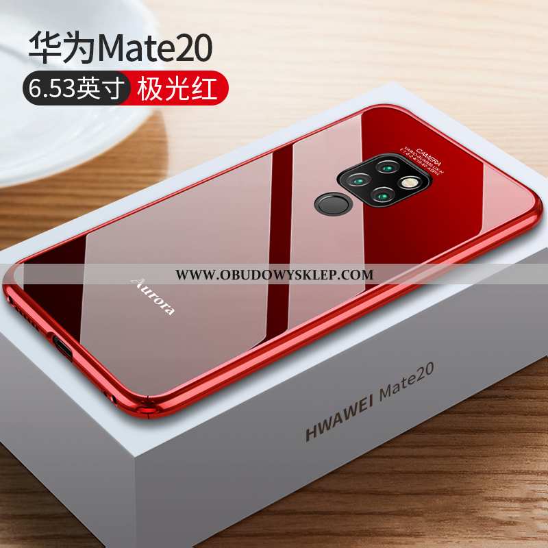 Obudowa Huawei Mate 20 Metal Telefon Komórkowy Etui, Etui Huawei Mate 20 Ochraniacz Czarny Czarna