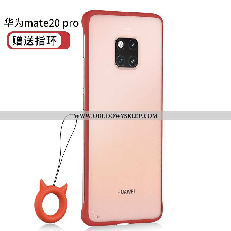 Obudowa Huawei Mate 20 Pro Nubuku Czerwony Netto Telefon Komórkowy, Etui Huawei Mate 20 Pro Osobowoś