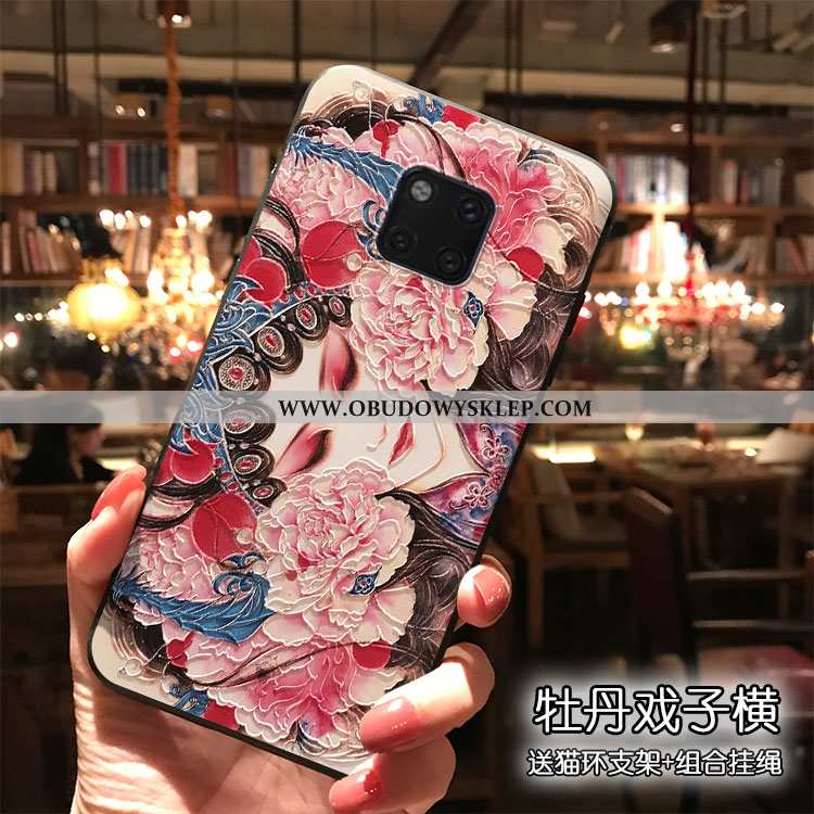 Obudowa Huawei Mate 20 Pro Ochraniacz Czerwony Futerał, Etui Huawei Mate 20 Pro Moda Trendy Czerwona