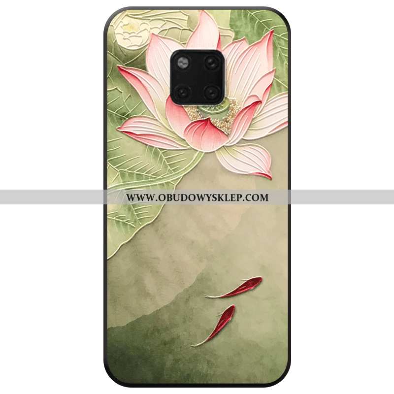 Obudowa Huawei Mate 20 Pro Osobowość Etui Kwiaty, Huawei Mate 20 Pro Ochraniacz Moda Zielone