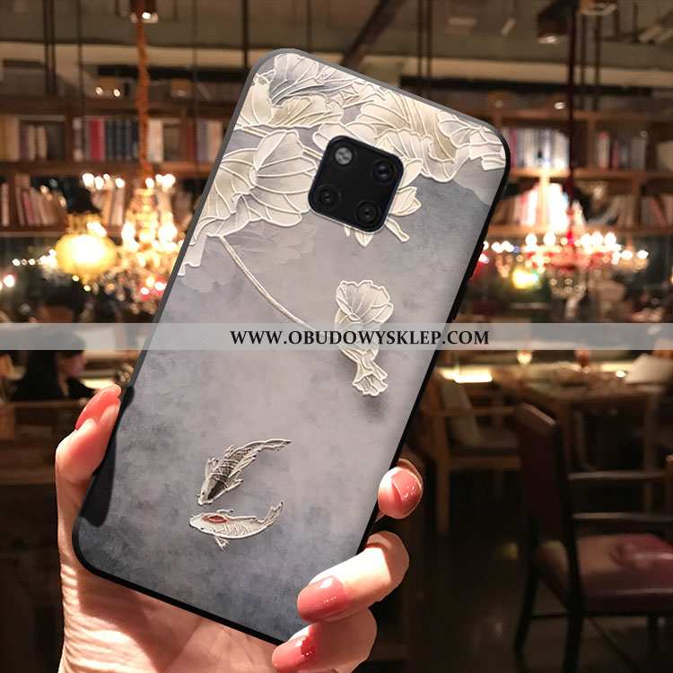 Obudowa Huawei Mate 20 Pro Osobowość Etui Kwiaty, Huawei Mate 20 Pro Ochraniacz Moda Zielone