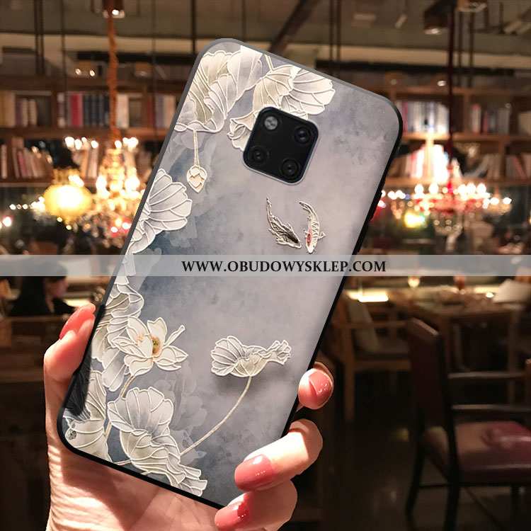 Obudowa Huawei Mate 20 Pro Osobowość Etui Kwiaty, Huawei Mate 20 Pro Ochraniacz Moda Zielone