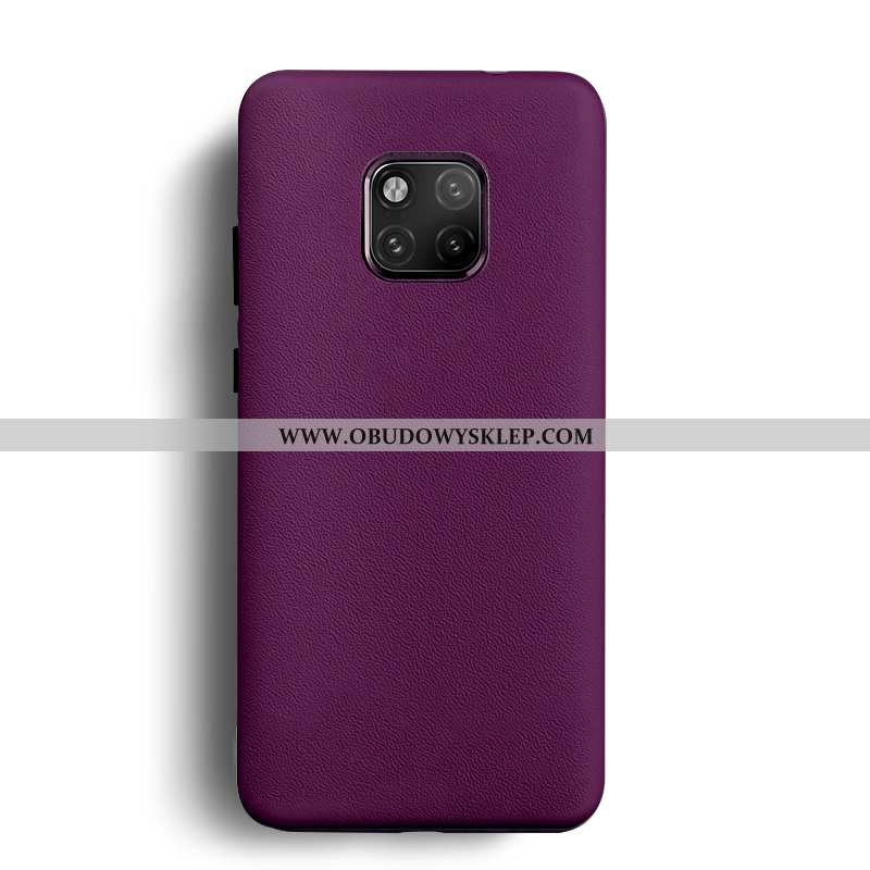 Obudowa Huawei Mate 20 Rs Kreatywne Trendy Bydło, Etui Huawei Mate 20 Rs Prawdziwa Skóra Purpurowy F