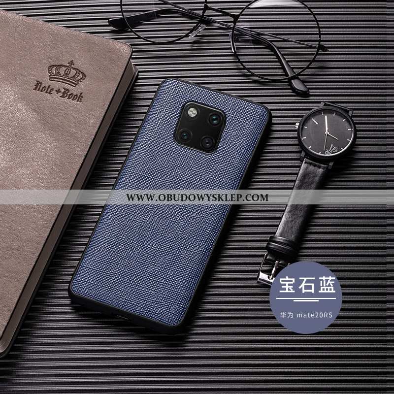 Obudowa Huawei Mate 20 Rs Super Trendy All Inclusive, Etui Huawei Mate 20 Rs Cienkie Skórzane Czarna