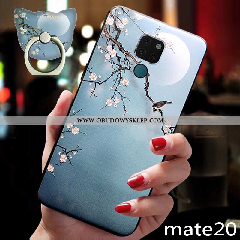 Obudowa Huawei Mate 20 Silikonowe Telefon Komórkowy Ciemno Niebieski, Etui Huawei Mate 20 Ochraniacz