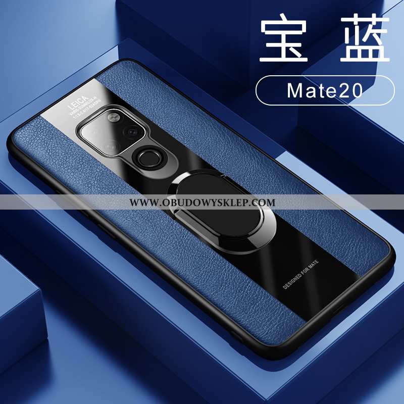 Obudowa Huawei Mate 20 Skórzane Etui Anti-fall Na Pokładzie, Huawei Mate 20 Silikonowe Ring Czerwona