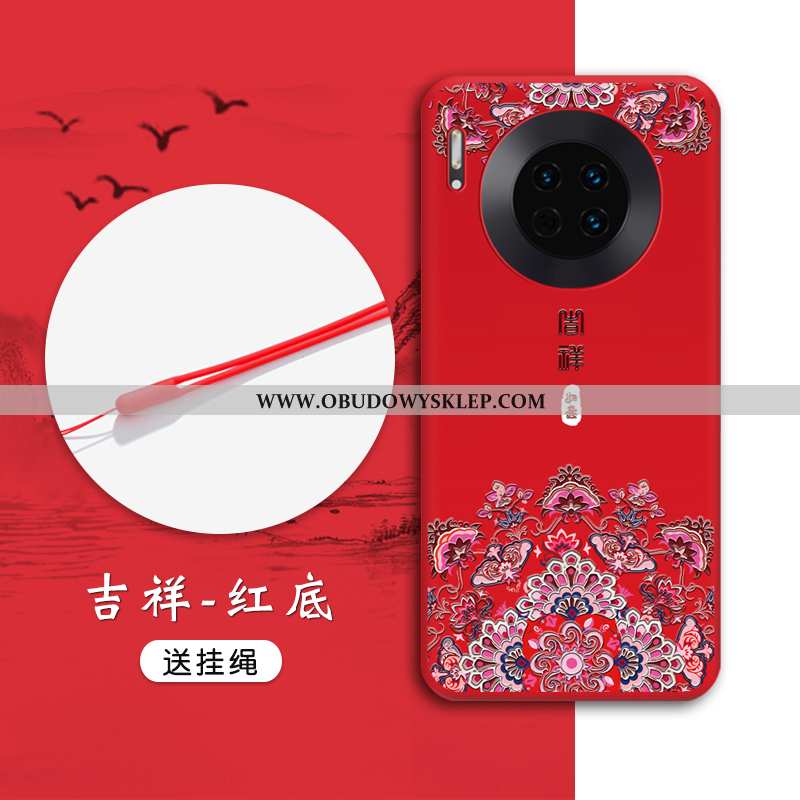 Obudowa Huawei Mate 30 Ochraniacz Miękki All Inclusive, Etui Huawei Mate 30 Relief Trendy Czerwona