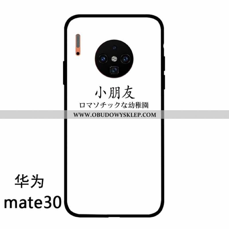 Obudowa Huawei Mate 30 Szkło Futerał Ochraniacz, Etui Huawei Mate 30 Osobowość Zakochani Biała