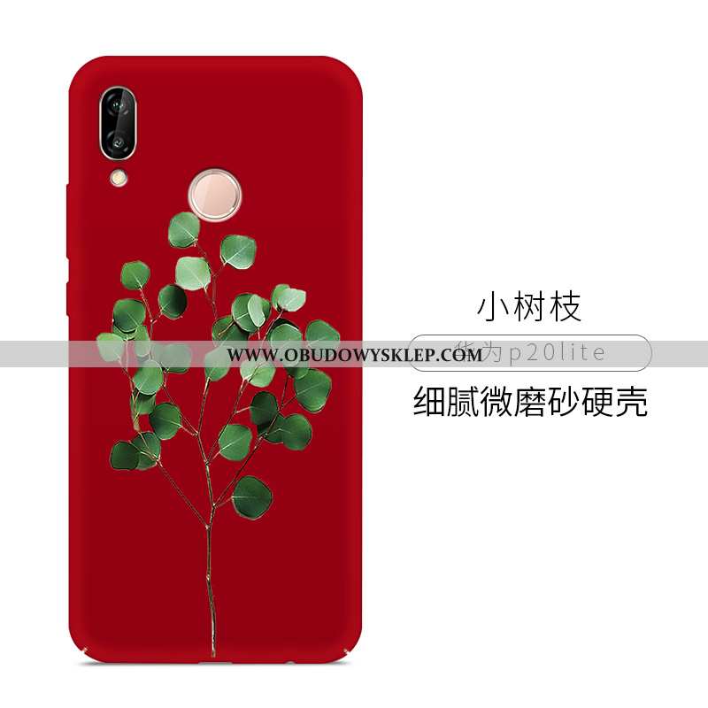 Obudowa Huawei P20 Lite Trendy Futerał Kolor, Etui Huawei P20 Lite Ochraniacz Anti-fall Czerwona