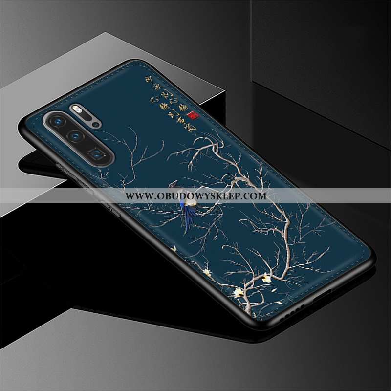 Obudowa Huawei P20 Pro Relief Futerał Skóra, Etui Huawei P20 Pro Prawdziwa Skóra Telefon Komórkowy N