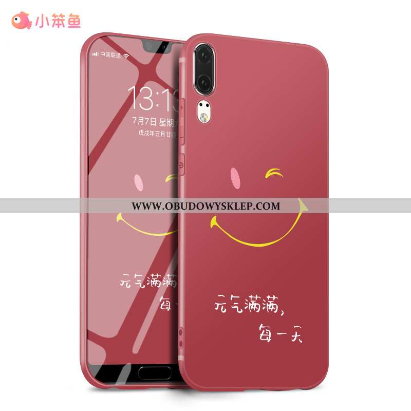 Obudowa Huawei P20 Super Wysoki Koniec Zakochani, Etui Huawei P20 Cienkie Czerwony Netto Czerwona