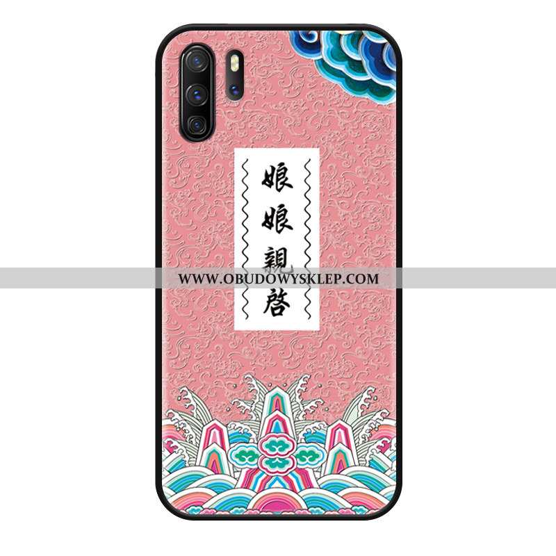 Obudowa Huawei P30 Pro Osobowość Wiszące Ozdoby Czerwony, Etui Huawei P30 Pro Relief Anti-fall Czerw