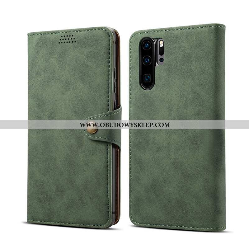 Obudowa Huawei P30 Pro Portfel Zielony Telefon Komórkowy, Etui Huawei P30 Pro Skórzane Zielone