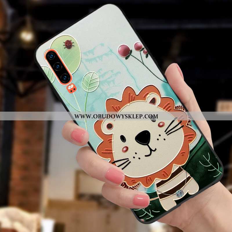 Obudowa Huawei P30 Super Moda Anti-fall, Etui Huawei P30 Cienkie Kreatywne Khaki