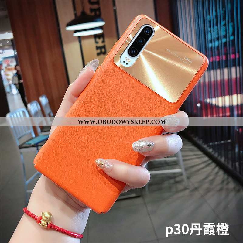 Obudowa Huawei P30 Trendy Wiatr Cienkie, Etui Huawei P30 Super Anti-fall Pomarańczowa