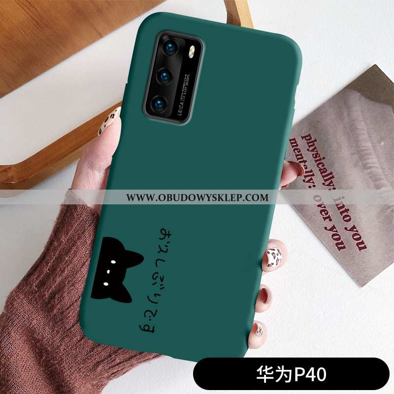 Obudowa Huawei P40 Miękki Zakochani All Inclusive, Etui Huawei P40 Silikonowe Czarny Czerwona