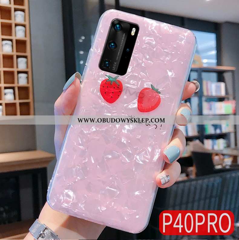 Obudowa Huawei P40 Ochraniacz Anti-fall Shell, Etui Huawei P40 Osobowość All Inclusive Rozowa