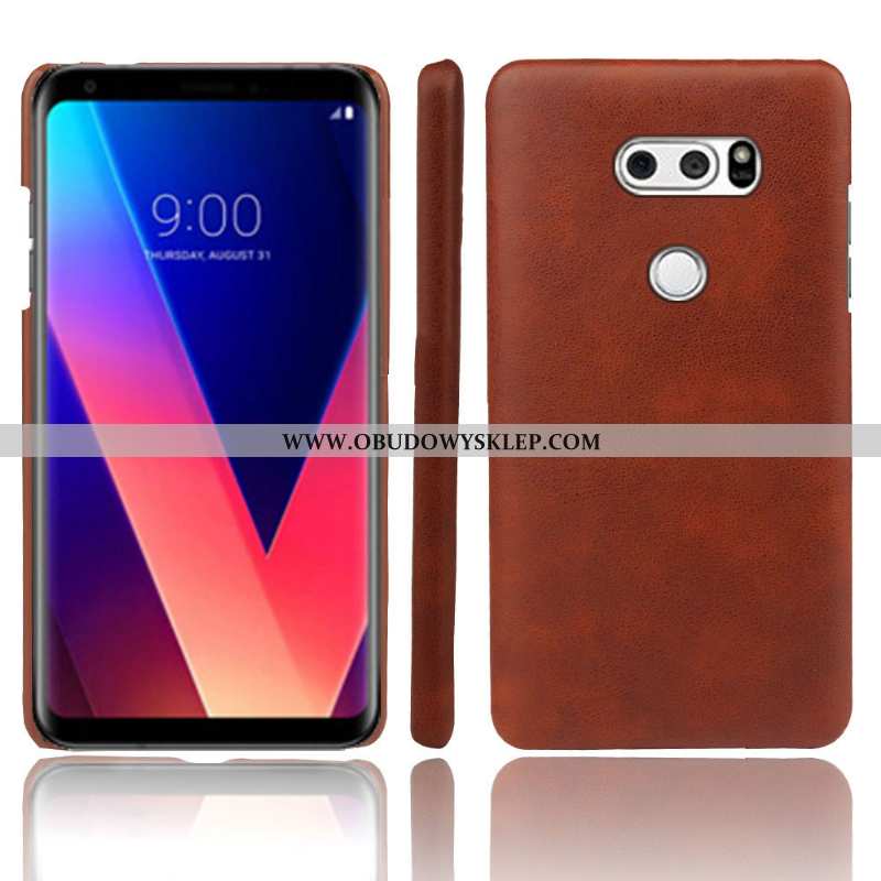 Obudowa Lg V30 Skóra Kreatywne Etui, Etui Lg V30 Ochraniacz Osobowość Czarna