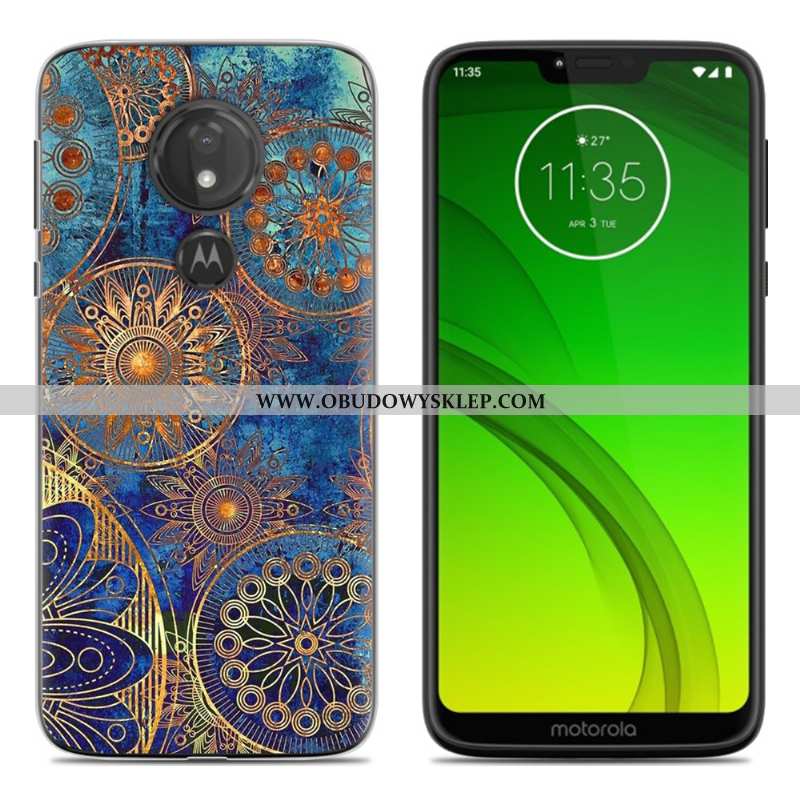 Obudowa Moto G7 Power Trendy Osobowość Telefon Komórkowy, Etui Moto G7 Power Miękki Kreatywne Niebie