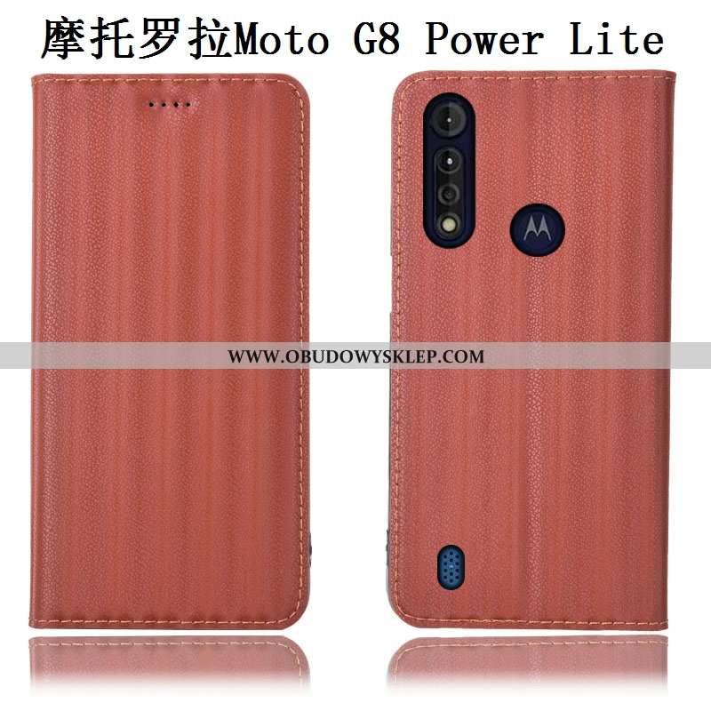 Obudowa Moto G8 Power Lite Wzór Czarny Etui, Etui Moto G8 Power Lite Ochraniacz Pokrowce Czarna