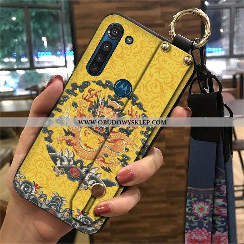 Obudowa Moto G8 Power Vintage Wiszące Ozdoby Telefon Komórkowy, Etui Moto G8 Power Miękki Ochraniacz