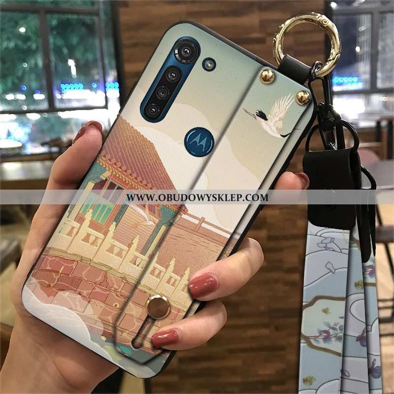 Obudowa Moto G8 Power Vintage Wiszące Ozdoby Telefon Komórkowy, Etui Moto G8 Power Miękki Ochraniacz