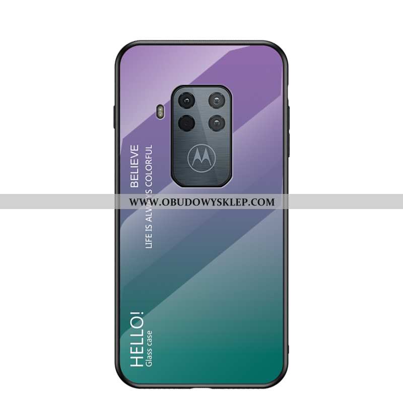 Obudowa Motorola One Zoom Szkło Ochraniacz All Inclusive, Etui Motorola One Zoom Trendy Futerał Czer