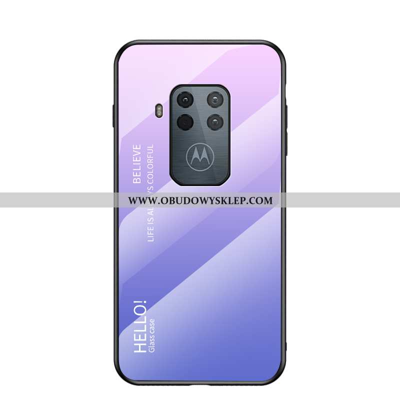 Obudowa Motorola One Zoom Szkło Ochraniacz All Inclusive, Etui Motorola One Zoom Trendy Futerał Czer