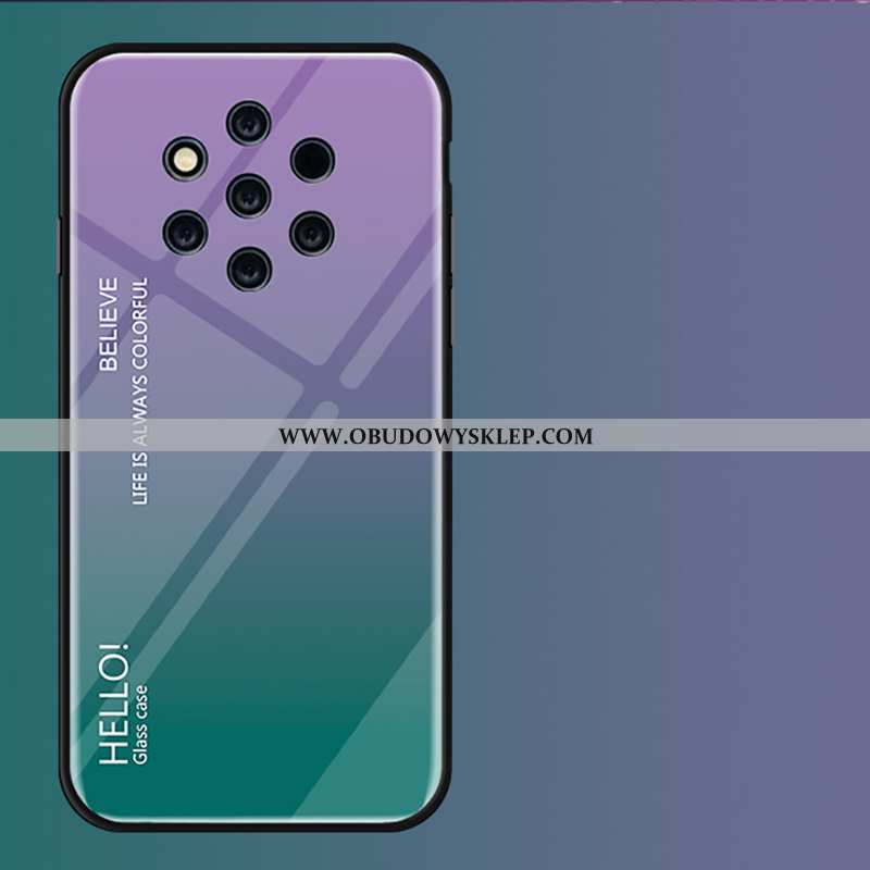 Obudowa Nokia 9 Pureview Trendy Purpurowy Gradient, Etui Nokia 9 Pureview Ochraniacz Szkło Fioletowy