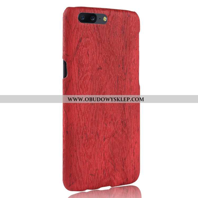 Obudowa Oneplus 5 Vintage Purpurowy Drewniany, Etui Oneplus 5 Skóra Anti-fall Fioletowy