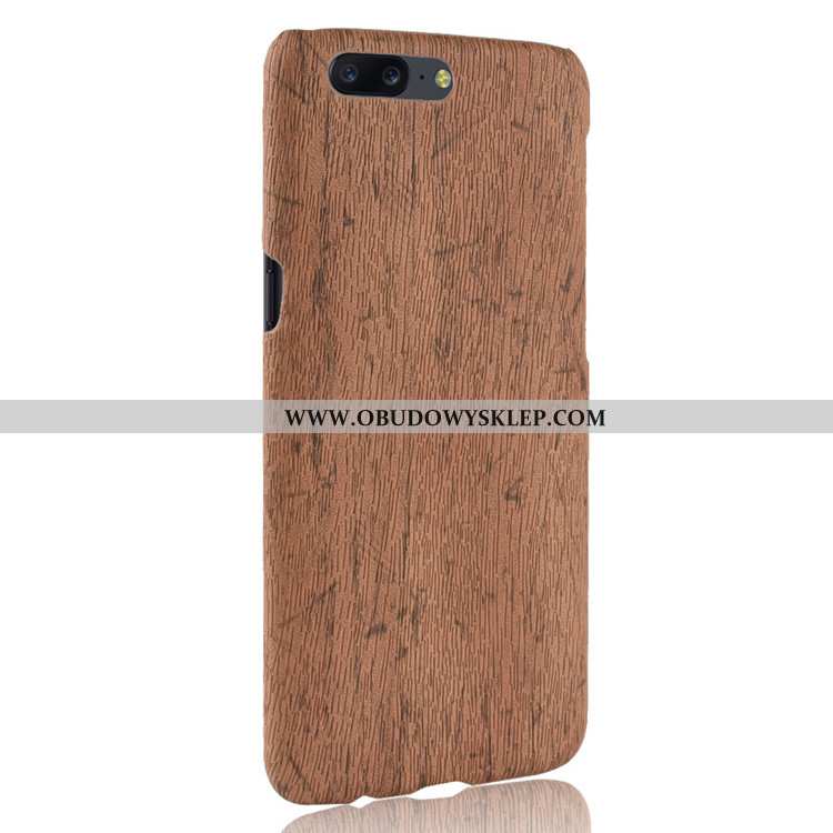 Obudowa Oneplus 5 Vintage Purpurowy Drewniany, Etui Oneplus 5 Skóra Anti-fall Fioletowy