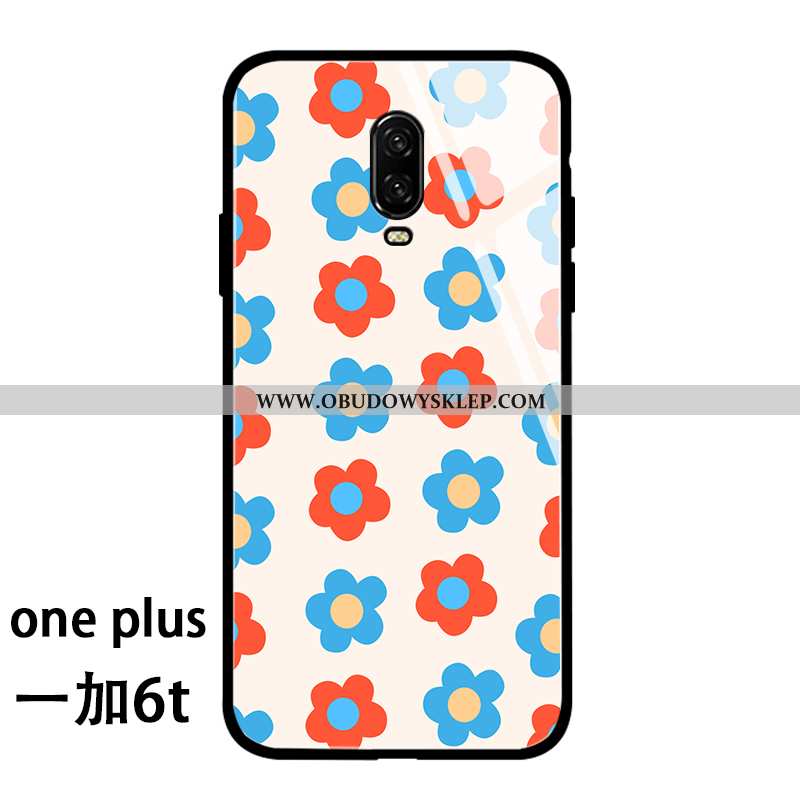 Obudowa Oneplus 6t Trendy Wysoki Koniec Niebieski, Etui Oneplus 6t Miękki Czerwony Netto Niebieska