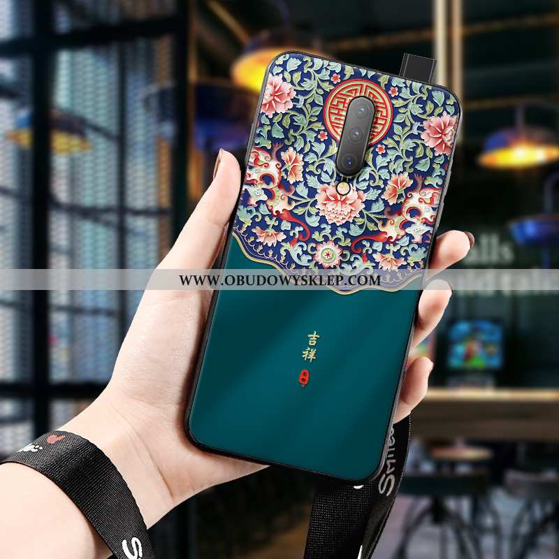 Obudowa Oneplus 7 Pro Trendy Ochraniacz Telefon Komórkowy, Etui Oneplus 7 Pro Miękki Niebieska