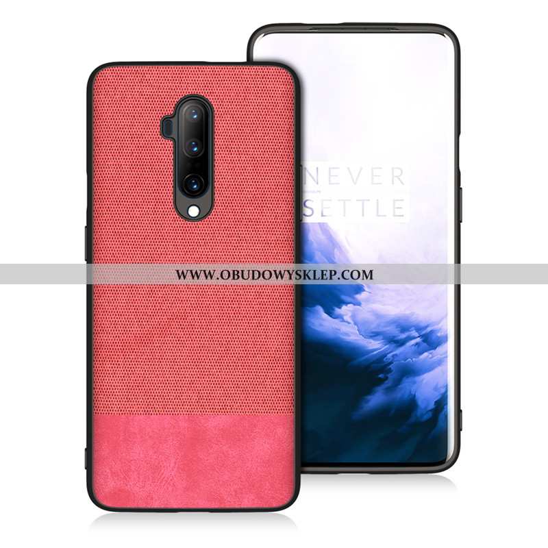 Obudowa Oneplus 7t Pro Trendy Płótno Telefon Komórkowy, Etui Oneplus 7t Pro Super Silikonowe Granato