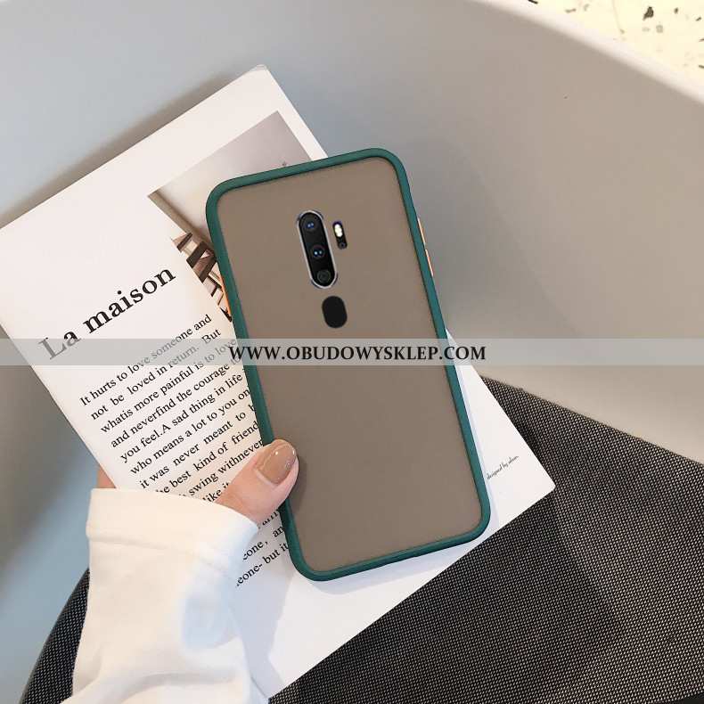 Obudowa Oppo A9 2020 Ochraniacz Miękki Czerwony, Etui Oppo A9 2020 Nubuku Anti-fall Czerwona