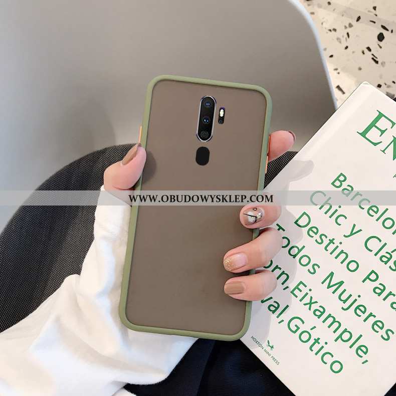 Obudowa Oppo A9 2020 Ochraniacz Miękki Czerwony, Etui Oppo A9 2020 Nubuku Anti-fall Czerwona